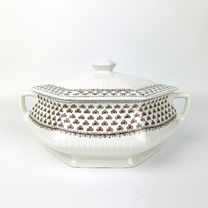 Adams Ironstone 'Sharon' vegetable tureen