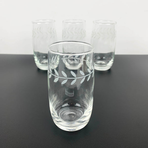 Anchor Hocking 'Laurel' water and juice tumbler - Set of 4