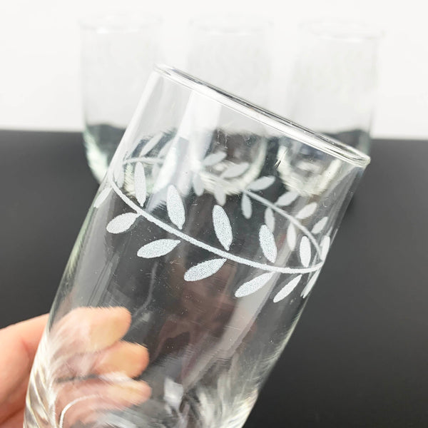 Anchor Hocking 'Laurel' water and juice tumbler - Set of 4