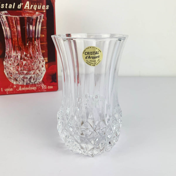 Cristal D'Arques 'Anemones' lead crystal vase