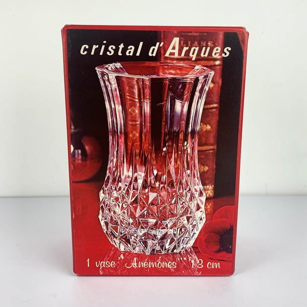 Cristal D'Arques 'Anemones' crystal vase original box