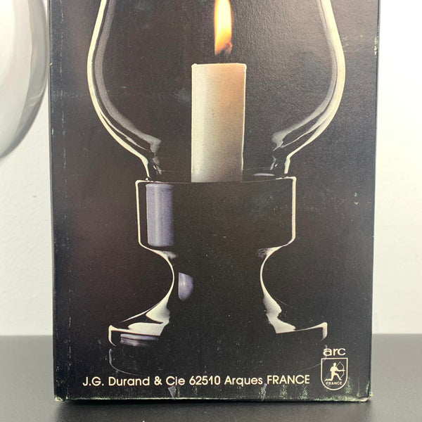 Arc France black hurricane candle lamp/lantern