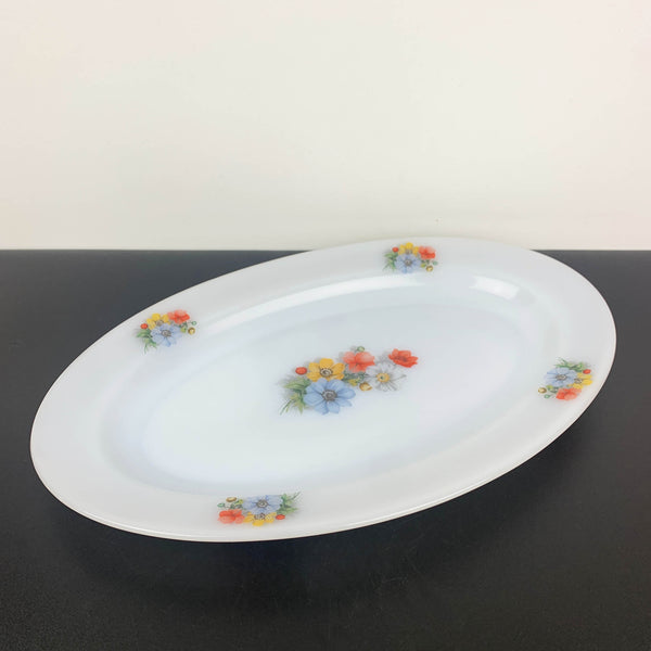 Arcopal 'Anemone' large oval platter