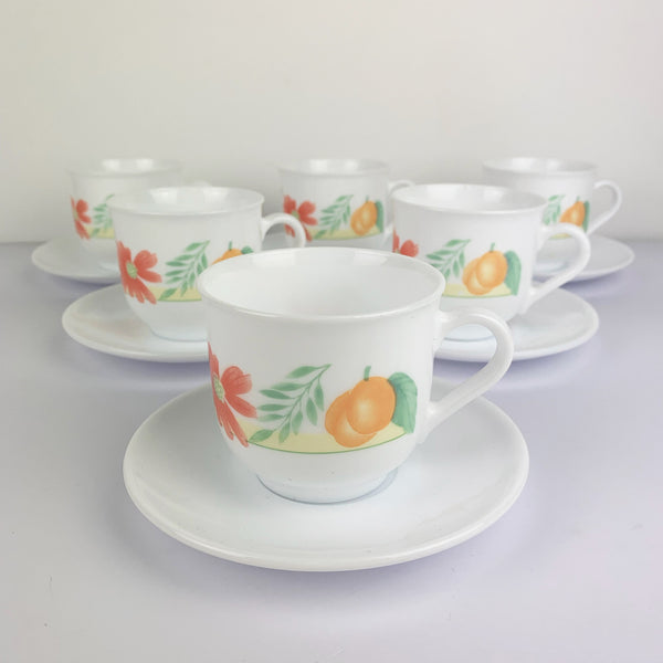 Arcopal France Coffee Cup and Saucer set