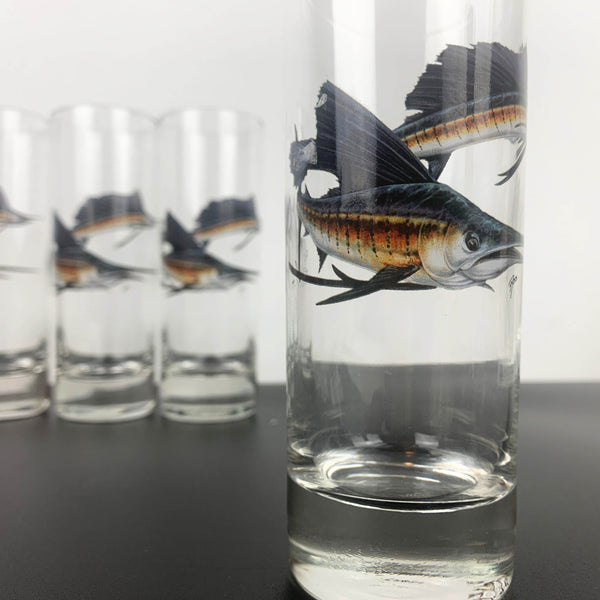 Arc (France) Blue Marlin Highball - Set of 4