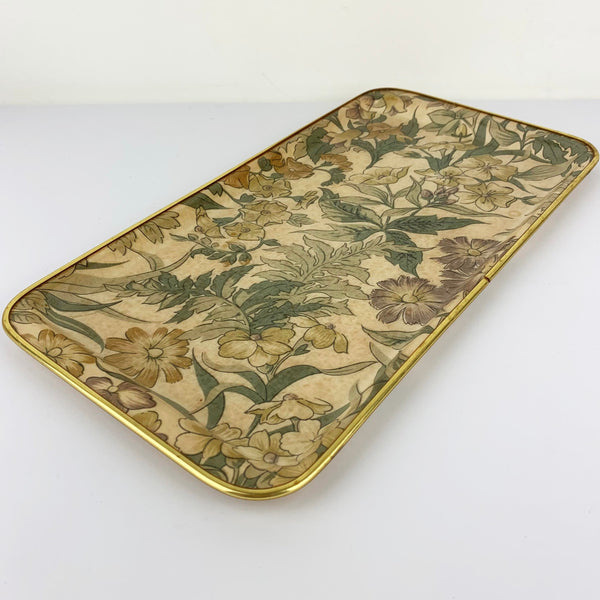 Arnold Designs 1960's fiberglass floral tray