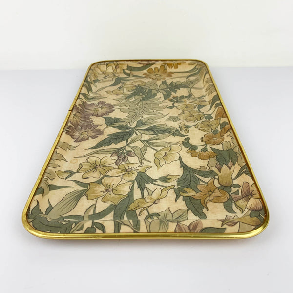 Arnold Designs 1960's floral sandwich tray