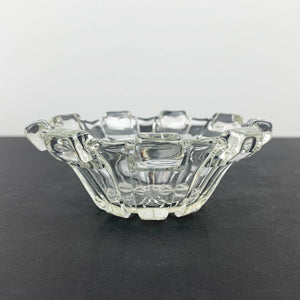 Stolzle 1930s Art Deco glass trinket bowl