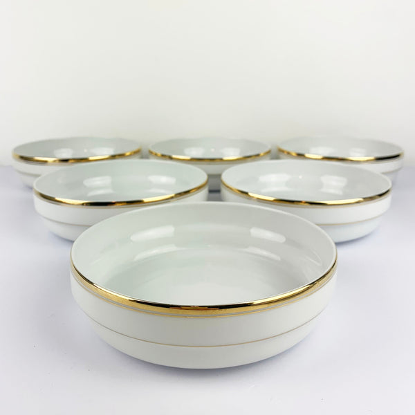 Arzberg Germany vintage white and gold bowl set