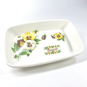 August birth month trinket dish