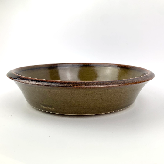 Rare Willow Vale Pottery bowl depth view