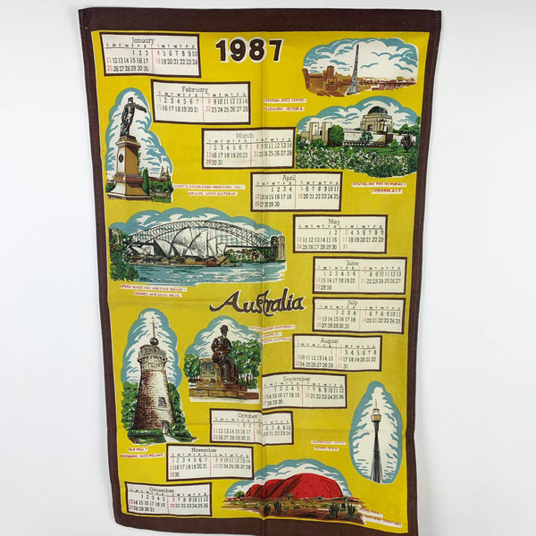 Vintage Australian tea towel collection - Set of 4