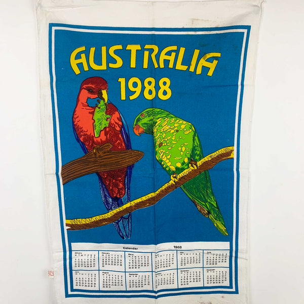 Vintage Australian tea towel collection - Set of 4