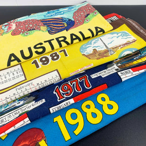 Vintage Australian tea towel collection - Set of 4