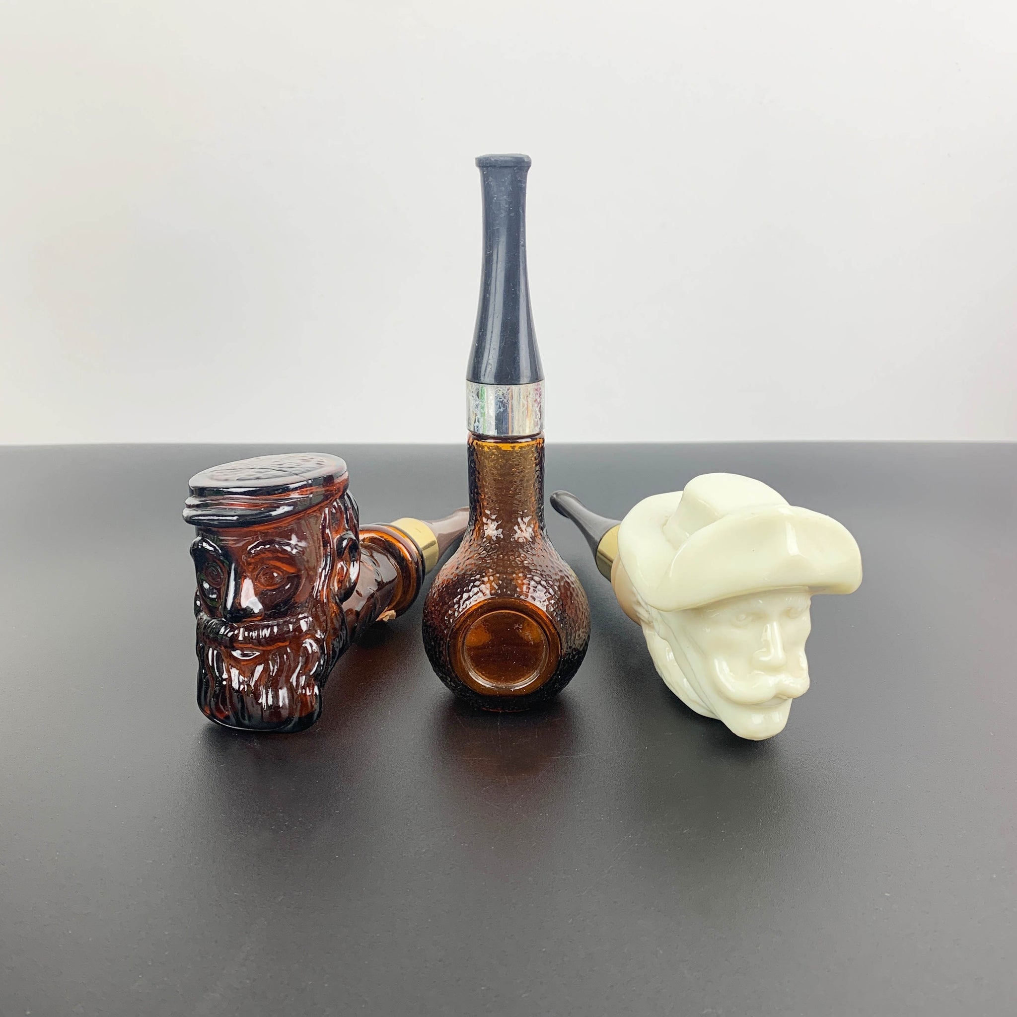 Avon collectible after shave pipe bottles - Set of 3