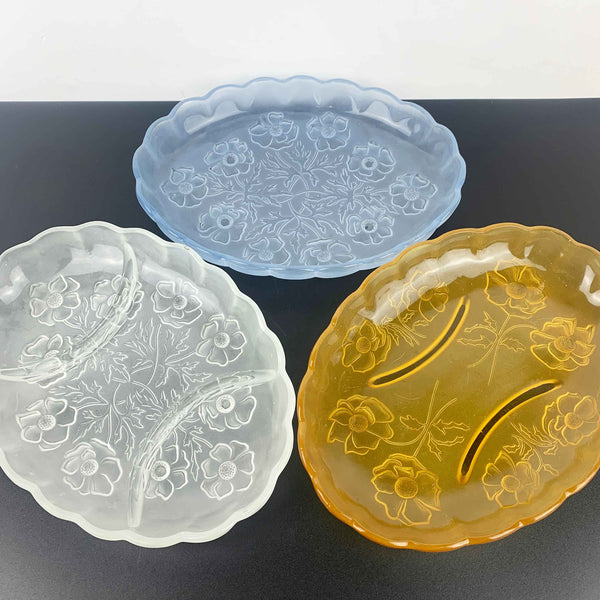 Bagley Glass 'Alexandra' glass serving dishes - Sold Separately