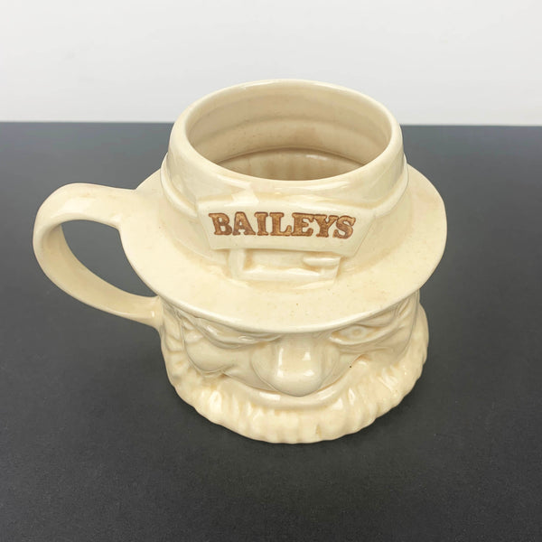 Rare Baileys leprechaun face mug top view