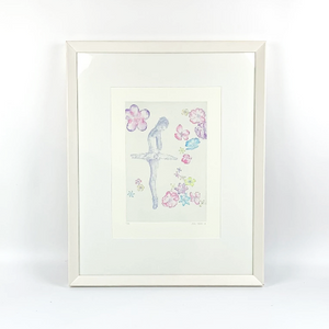 Bernie Myers framed 'Elegant' limited edition ballerina artwork