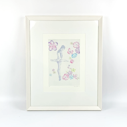 Bernie Myers framed 'Elegant' limited edition ballerina artwork