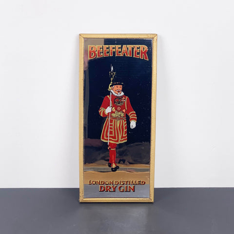 Beefeater London Gin small advertising bar mirror