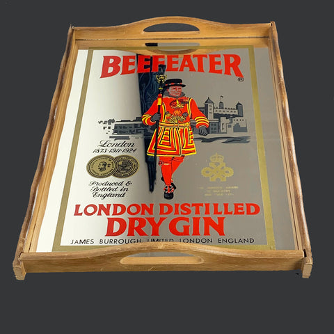 Beefeater London Gin mirrored serving tray