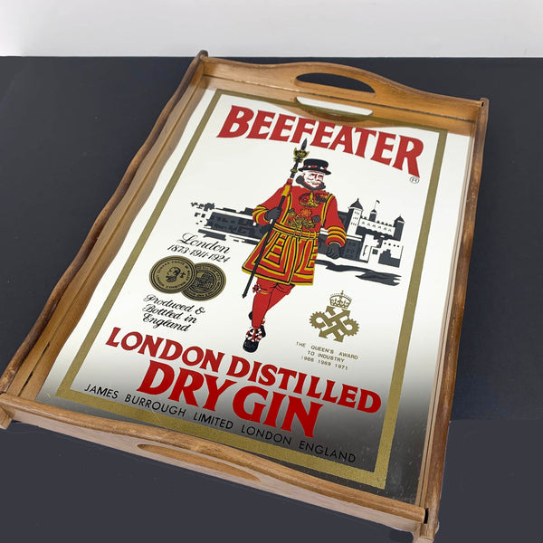 Beefeater London Gin mirrored serving tray