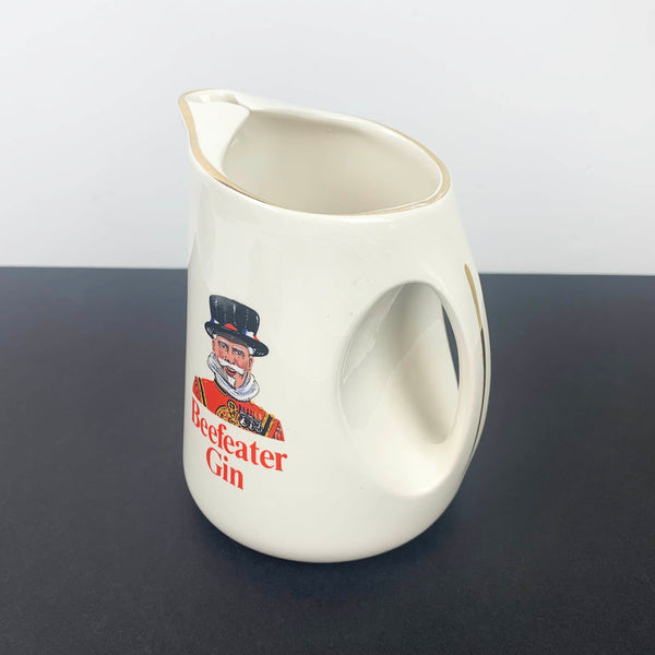 Beefeater London Gin vintage ceramic jug