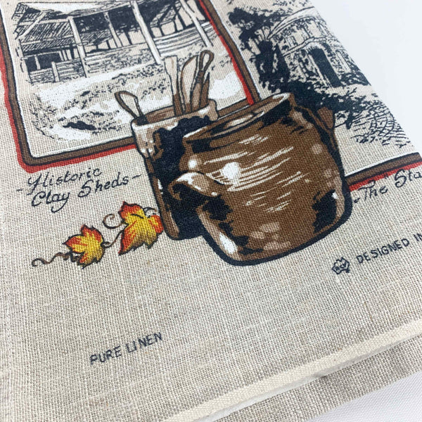 Vintage Australiana tea towel collection - Set of 3