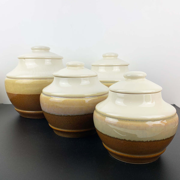 Bessemer ceramic graduated kitchen canister set