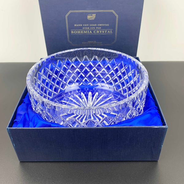 Bohemia 'Classic Diamond' large bowl in presentation box