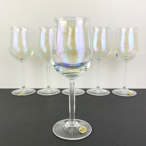 Bohemia Crystal Lustre Wine Glass Set of 6