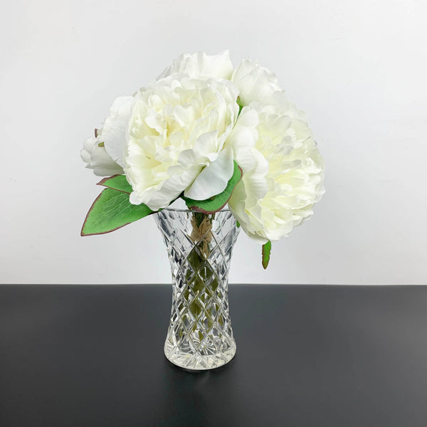 Bohemia Crystal classic diamond large posy vase