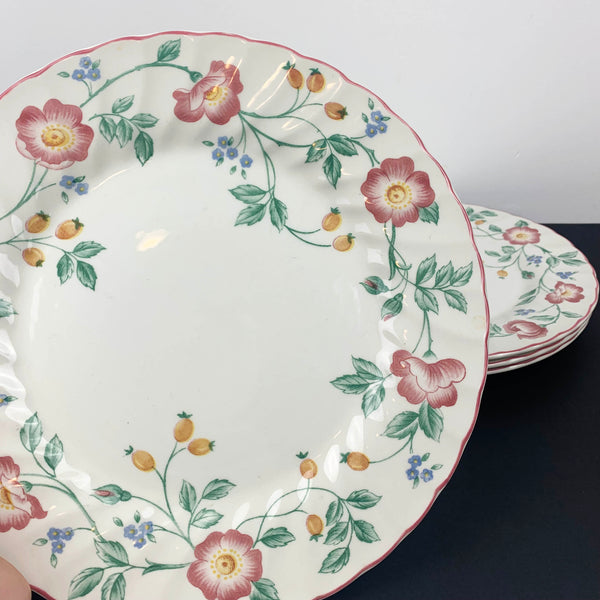 Churchill 'Briar Rose' dinner plate floral pattern