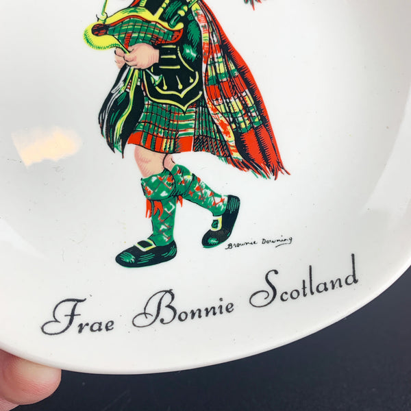 Brownie Downing 'Frae Bonnie Scotland' decorative trinket dish