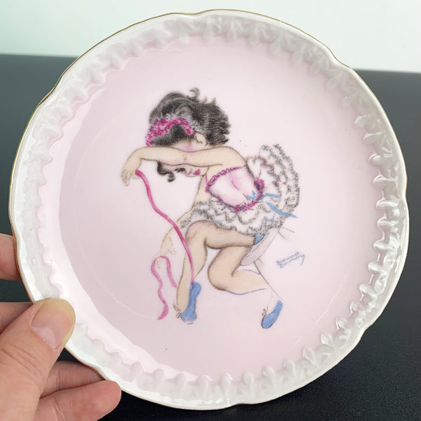 Brownie Downing Ballerina decorative wall plates - Set of 2