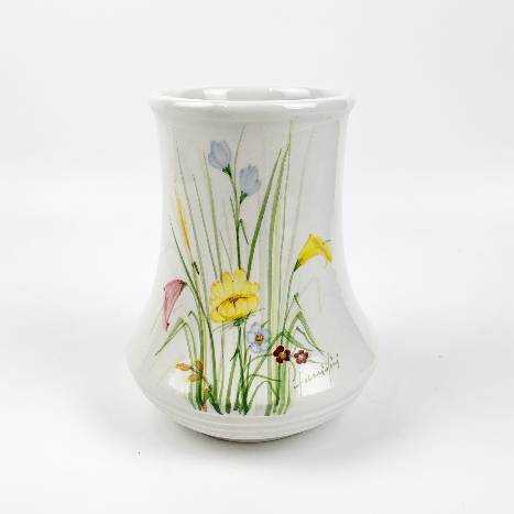 SCC Castelli hand painted Facciolini vase