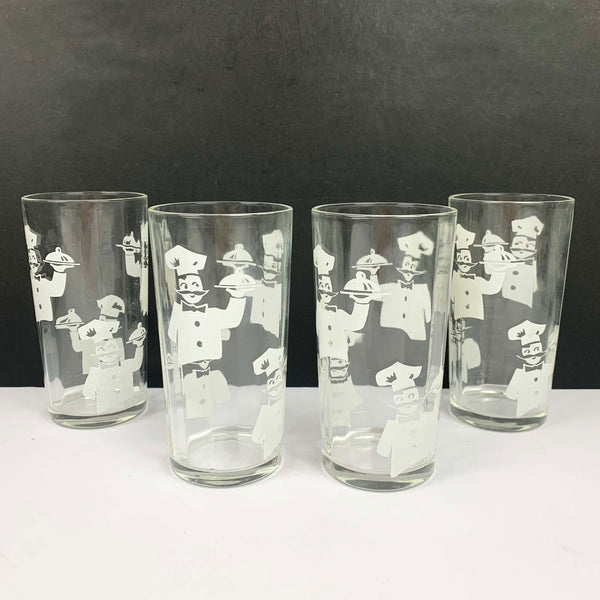 Set of 4 vintage cooks tumblers