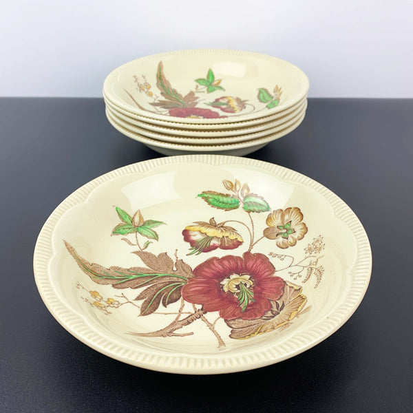 Clarice Cliff 'Georgian Spray' rare dinnerware - Sets of 6