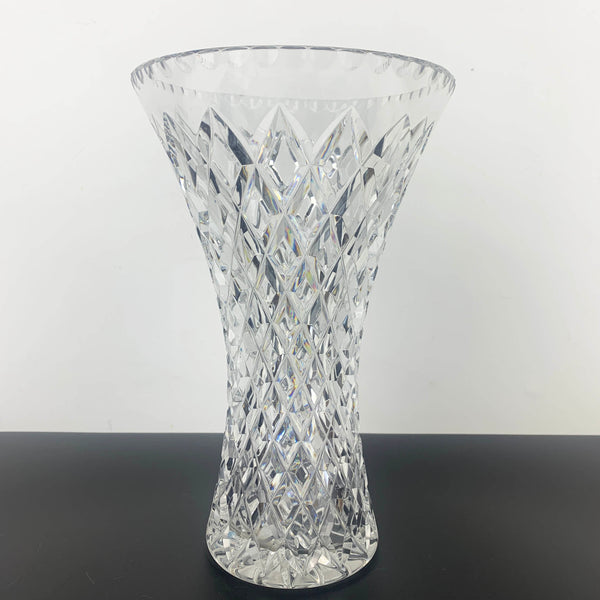 Bohemia Crystal classic diamond large posy vase