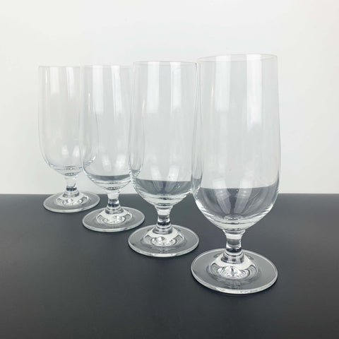 Footed beer or cocktail glass - Set of 4