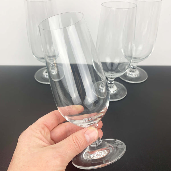 Footed beer or cocktail glass - Set of 4