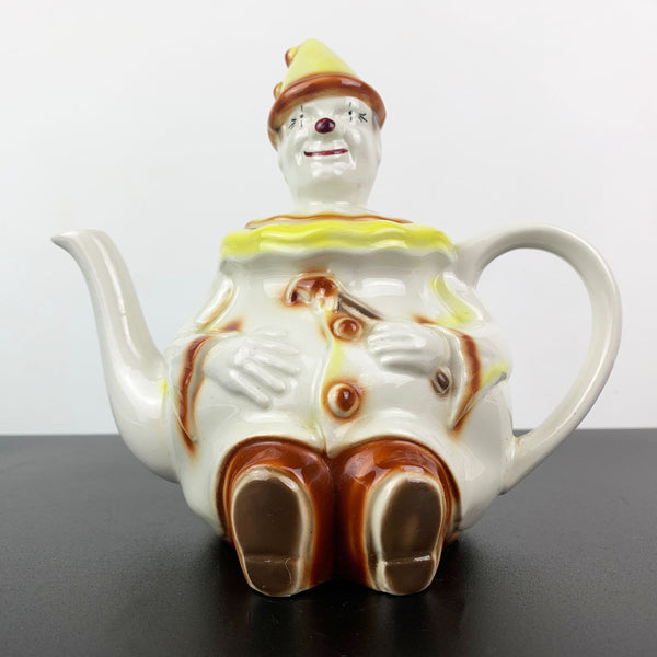 Tony Wood Studio Pottery Clown teapot