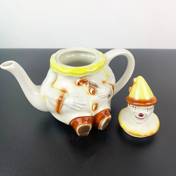 Tony Wood Studio Pottery Clown teapot