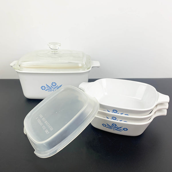 Corningware Blue Cornflower ovenware set