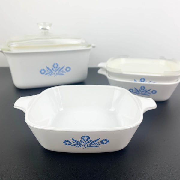 Corningware Blue Cornflower ovenware set