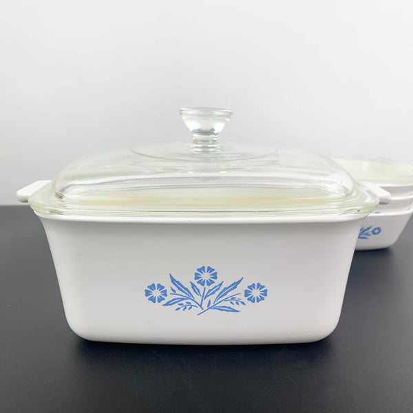 Corningware Blue Cornflower ovenware set