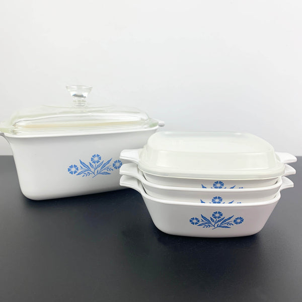 Corningware Blue Cornflower ovenware set