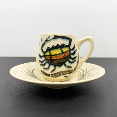 Studio Anna 1960s Cooma souvenir espresso cup and saucer