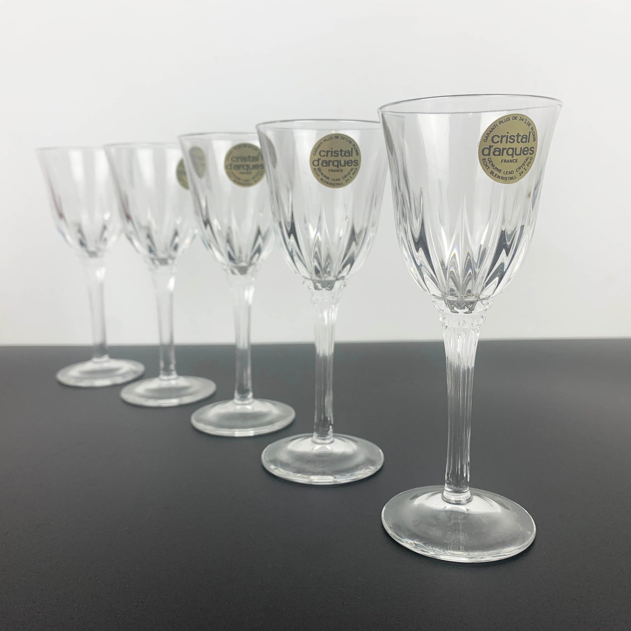 Cristal D'Arques 'Castel' liqueur glass - Set of 5