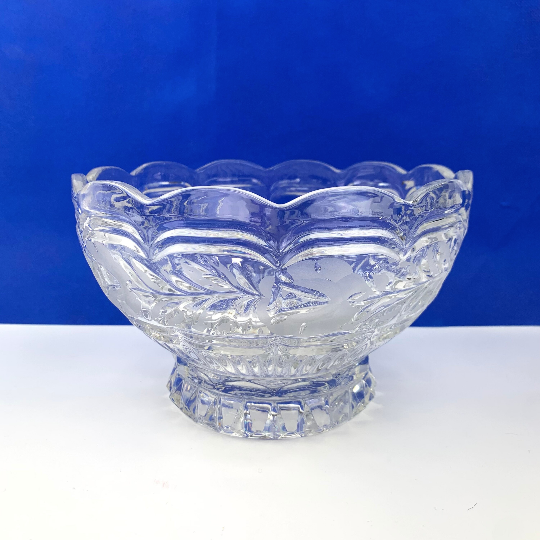 Crystal Footed Serving Bowl